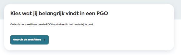 Stap 1: Klik op de button ‘Gebruik de zoekfilters’   