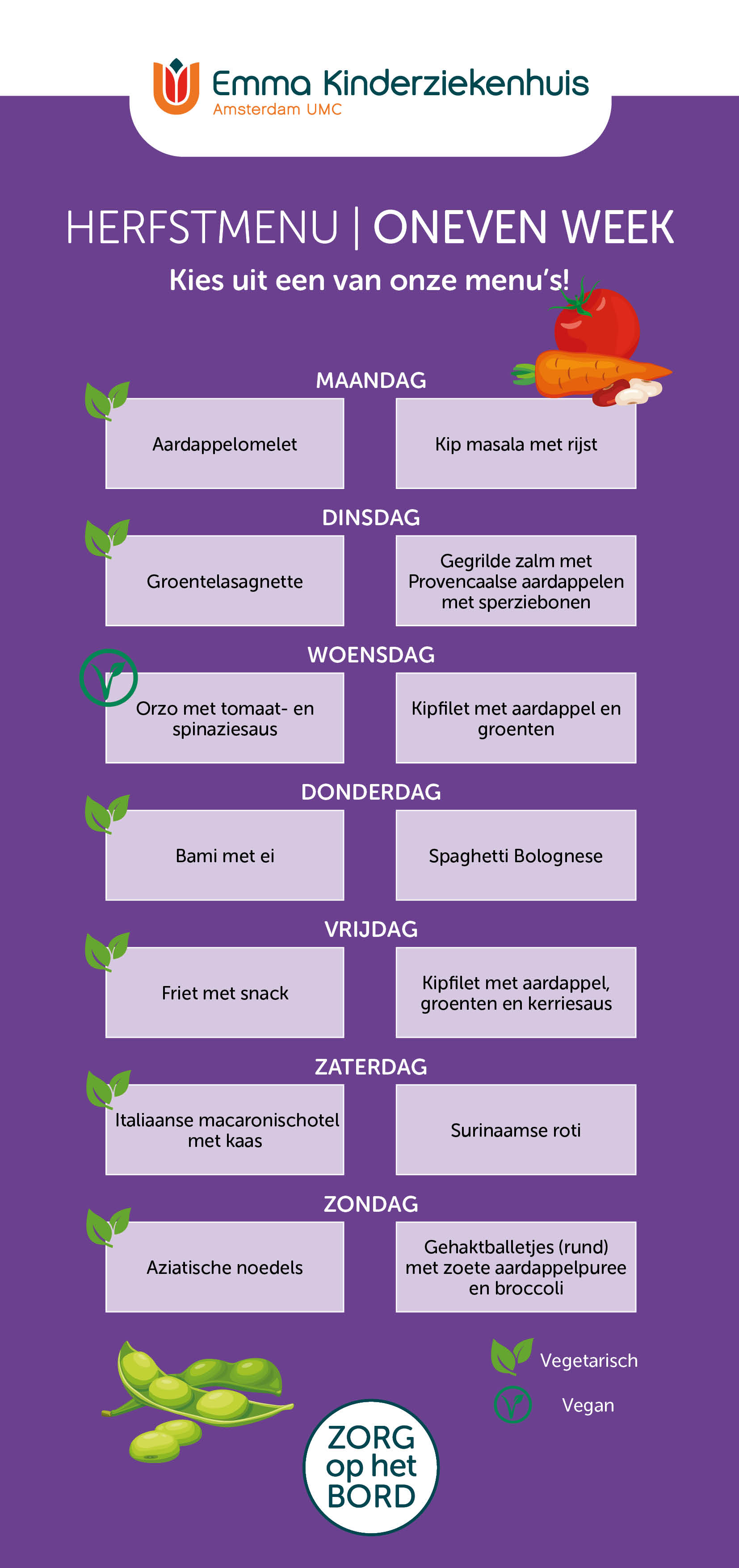 EKZ Herstmenu oneven week