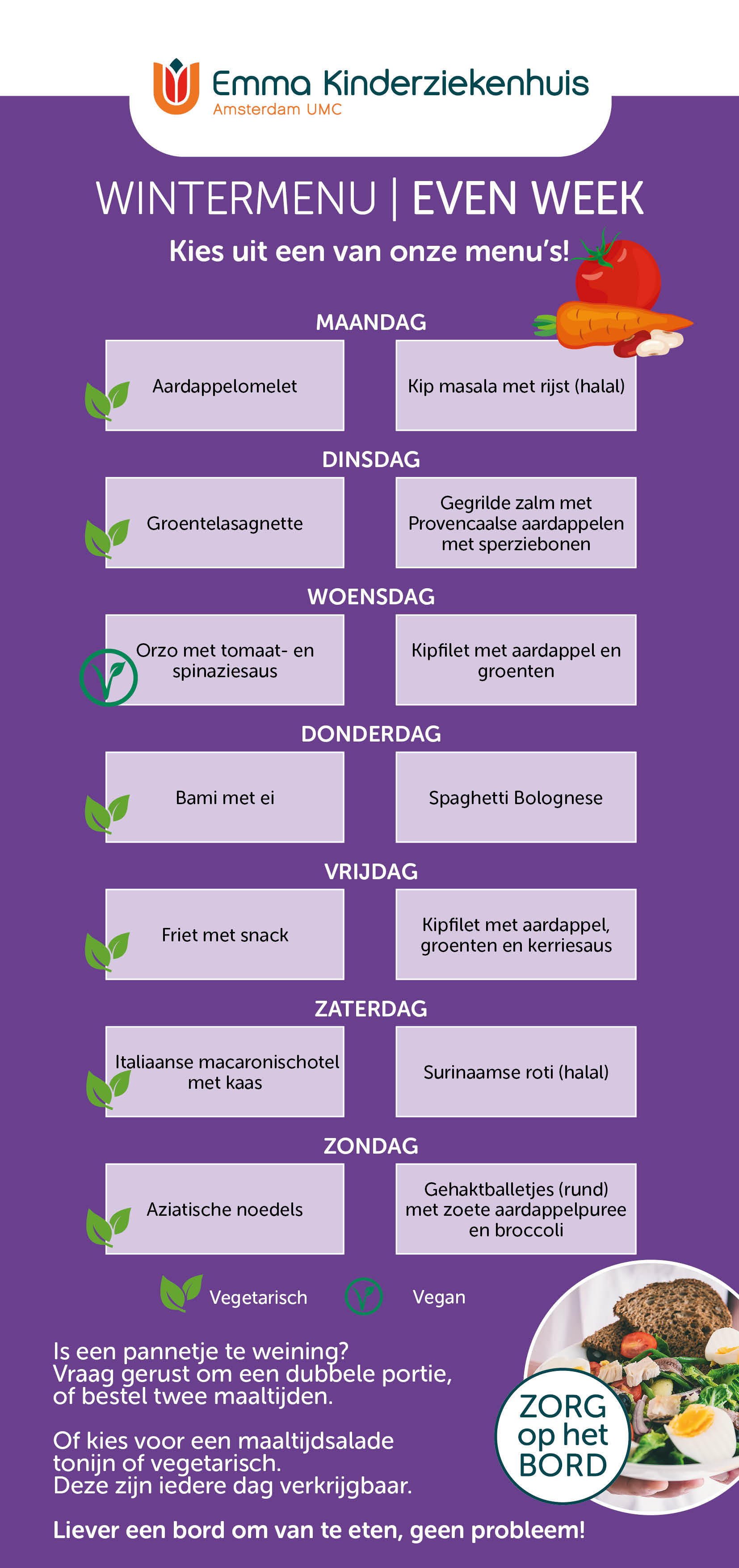 EKZ Herstmenu oneven week