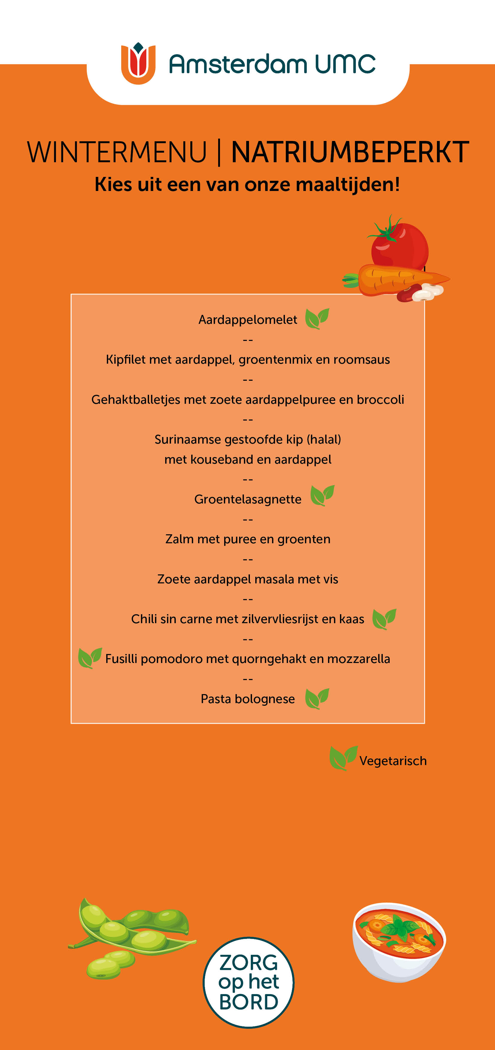 Natriumarm maaltijden AMC