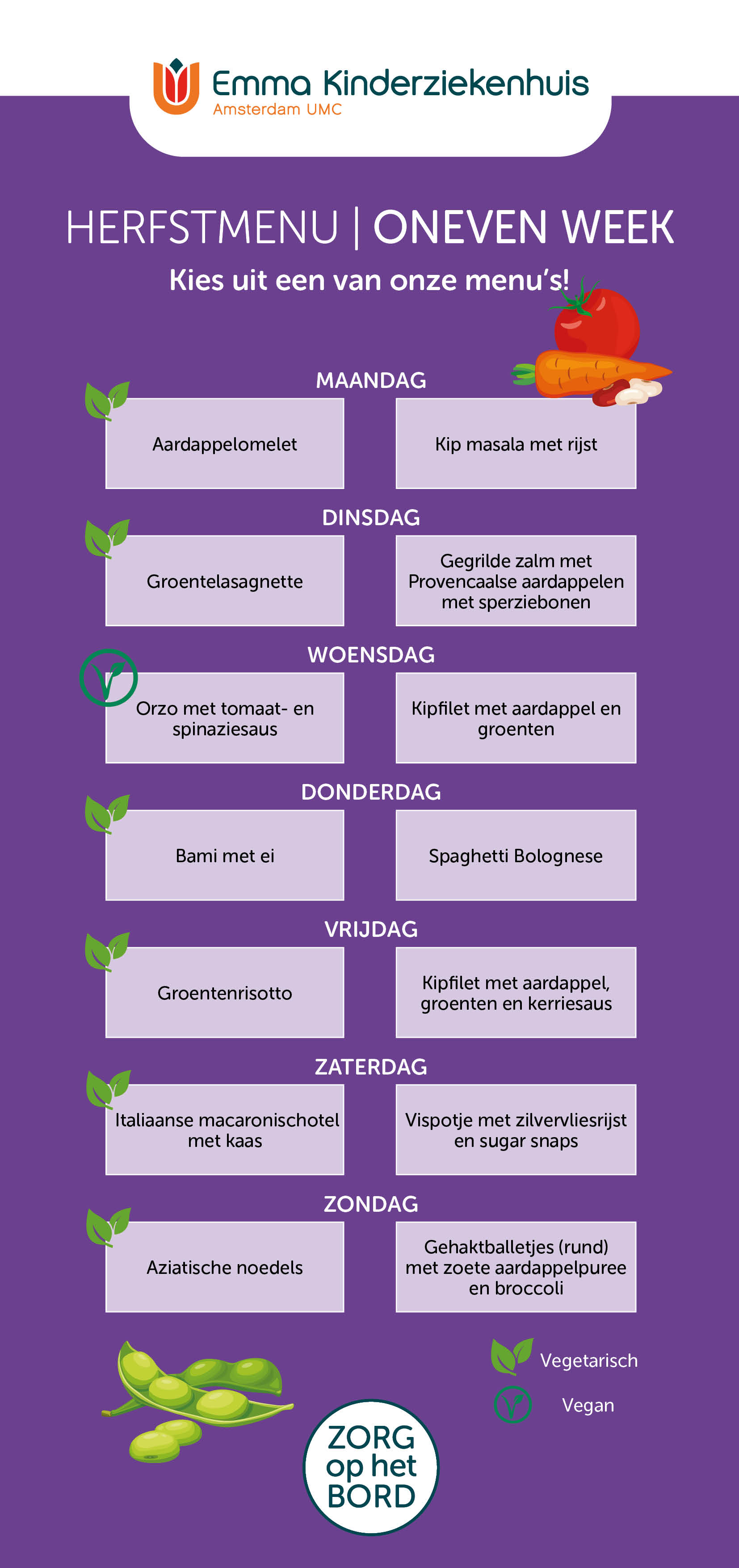 EKZ Herstmenu oneven week
