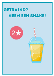 Afbeelding met Frisdrank, tekst