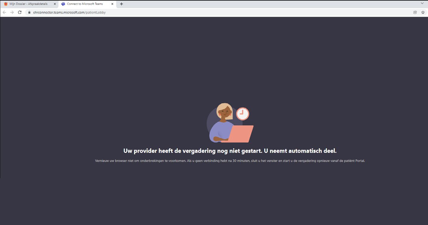 Log in op uw Mijn Dossier account via de app MyChart