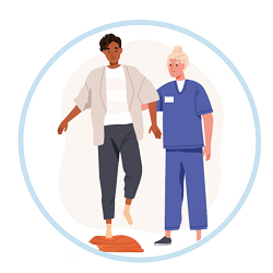 Afbeelding met kleding, schoeisel, Broek, staan
Door AI gegenereerde inhoud is mogelijk onjuist.